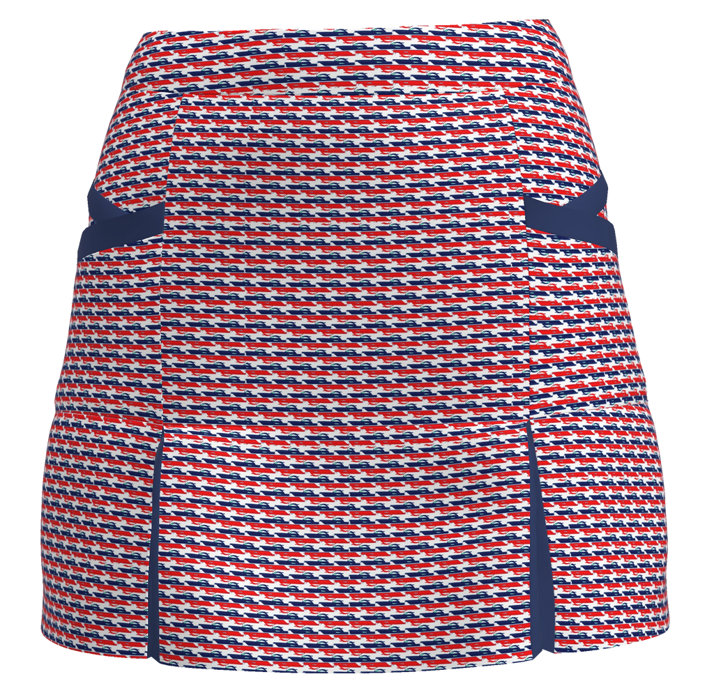 BSKT04-REBN : RED NAVY BOAT PRINT - ABSport