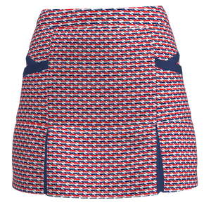 BSKT04-REBN : RED NAVY BOAT PRINT - ABSport