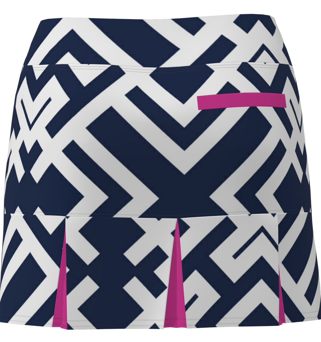 AB SPORT Women's Back Pleat Golf Skirt - GEONWO