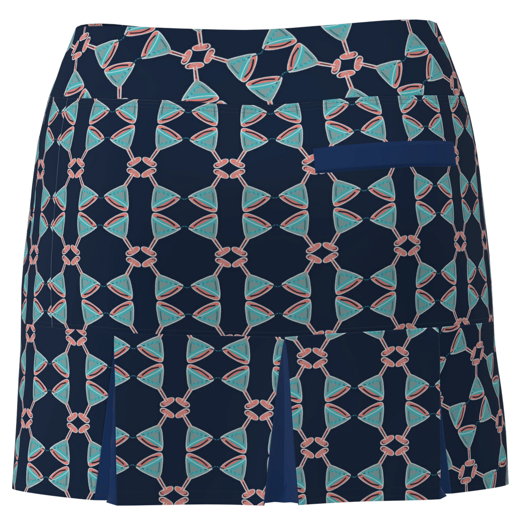 AB SPORT Women's Back Pleat Golf Skirt - MART4MN