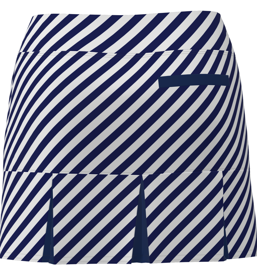 AB SPORT Women's Back Pleat Golf Skirt - NVCSN
