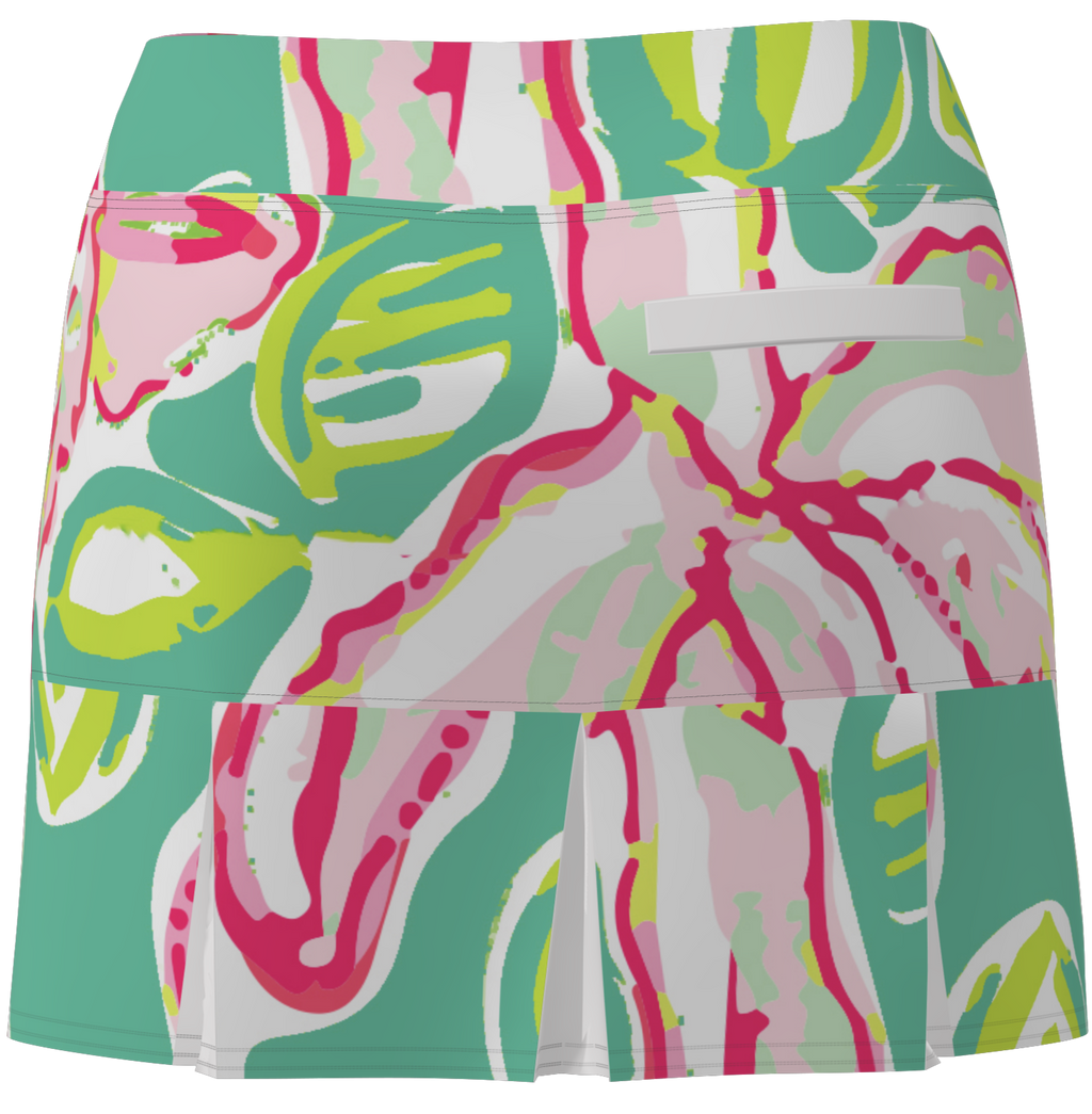 AB SPORT Women's Golf Skirt  BSKG05-BLORCW PRINT:ORCHID