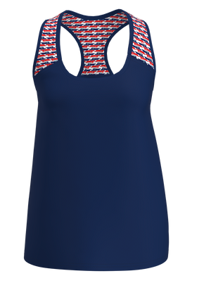 TT102-NREB : RED NAVY BOAT PRINT - ABSport